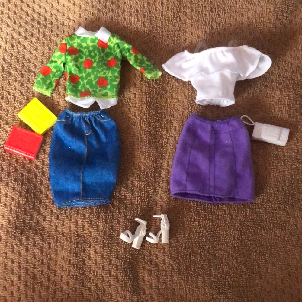 barbie teacher clothes pack